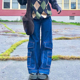 Baggy-Mom-Jeans mit Taschen